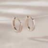 [925 Silver] Day by Day Basic Hoop Earrings