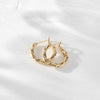 Knoted Hoop Earrings
