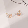 [14K GOLD] Simple 4-Prong Stud Single Earring