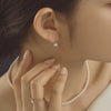 [14K Gold] Dewey Earrings