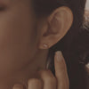 [14K Gold] Pansy Earrings