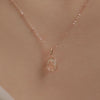 [14K Gold] Shy Rutilated Quartz Necklace