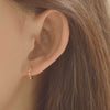 [14K Gold] Spoti Hoop Earrings