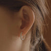 [925 Silver] SSOI Hoop Earrings