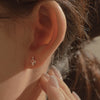 [14K Gold] Robe Stud Earrings