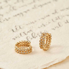  Bezel Cluster Earrings