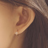 [14K Gold] Solid Hoop Earrings
