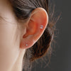14k Magic Square Piercing
