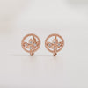 [14K Gold] Mariju Huggie Hoop Earrings