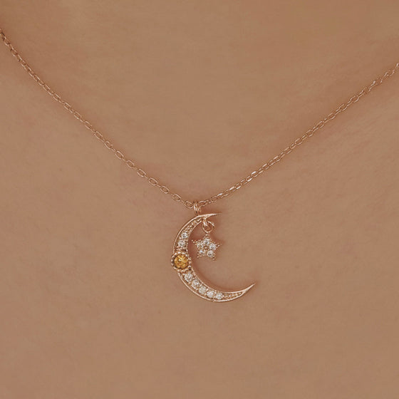 SERA Birthstone Necklace (Gold)