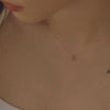 [14K Gold] Breeze Blue Diamond Necklace