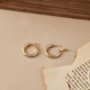 Slash Hoop Earrings