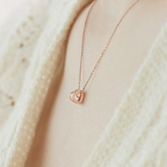 [14K Gold] Love Tension Necklace