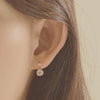 [14K Gold] Deline Earrings