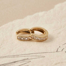  Square setting Earrings