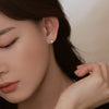 [Han So-Hee][925 silver] Waterdrop Stud Earrings