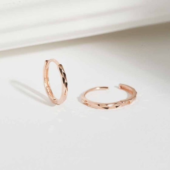 [14K Gold] Monde Hoop Earrings