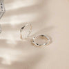 [925 Silver] Marite Hoop Earrings