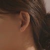 [14K Gold] Orcel Stud Earrings