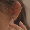 [14K Gold] Rite Flower Drop Earrings