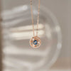 [14K Gold] Chloe Blue Topaz Necklace