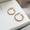 Crece Hoop Earrings