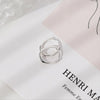 [925 silver] Smood Huggie Hoop Earrings
