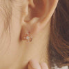 [14K Gold] Diva Hoop Earrings