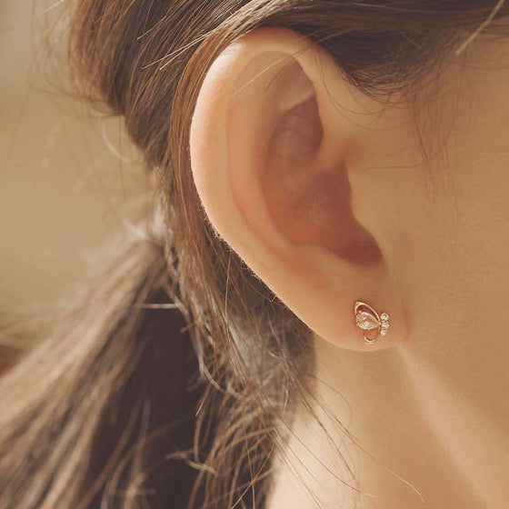 [14K Gold] Essenley Earrings
