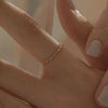 [14K Gold] Poten Blue Diamond Ring