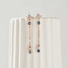 [14K Gold] Chloe Blue Topaz Earrings