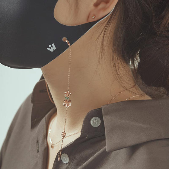 Rose of Sharon Mask Chain Strap