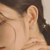 [14K Gold] Fringe Earrings