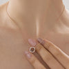 [18K Gold] Peleuche Smokey Quartz Necklace
