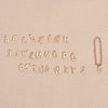 [14K Gold] Monica Letter Chain Ring - ROSE GOLD