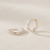 [925 Silver] Day by Day Basic Hoop Earrings