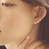[14K Gold] Solid Hoop Earrings