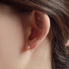 [14K Gold] Pelor Hoop Earrings