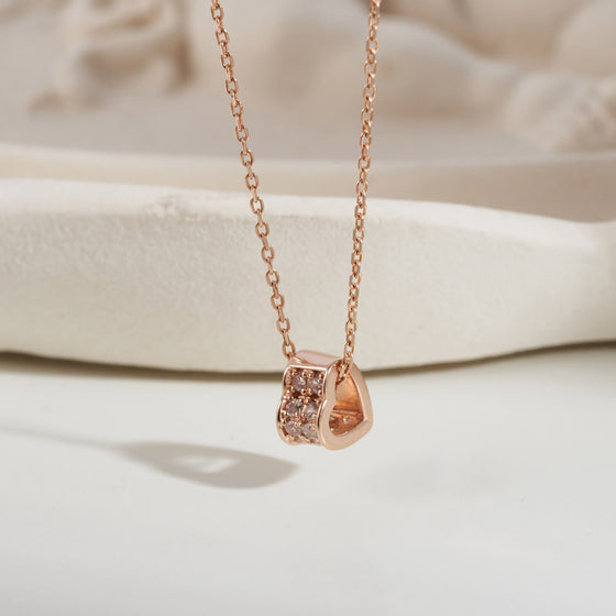 [14K Gold] Love Tension Necklace