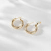 Slash Hoop Earrings