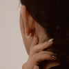 925 silver Reversable Hoop Earrings