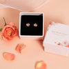 [14K Gold] Marie Birth Flower Stud Earrings
