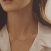 [925 Silver] Glossy Necklace