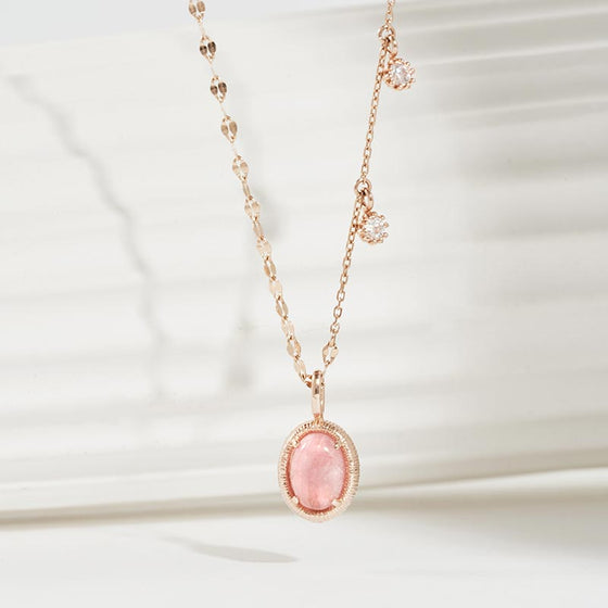 [18K Gold] Rose Necklace