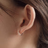 [14K Gold] Esbel Hoop Earrings