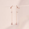 [14K Gold] Hash Morganite Earrings