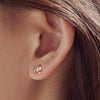 [14K Gold] Puff Earrings