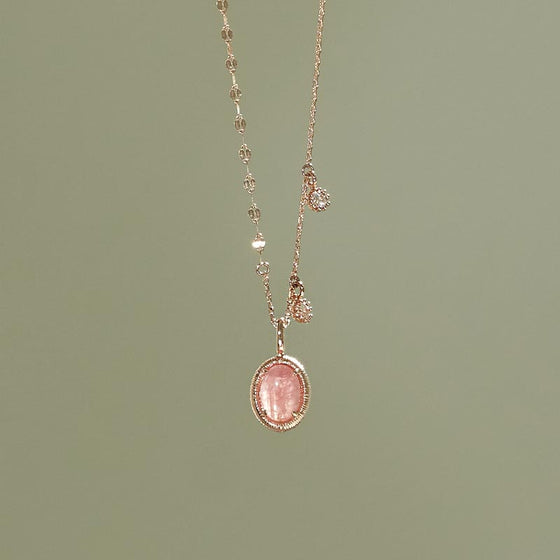 [18K Gold] Rose Necklace