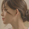 [925 Silver] Marite Hoop Earrings