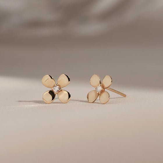 [14K Gold] Happiness Earrings